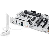 ASUS B650E MAX GAMING WIFI W AMD B650 Emplacement AM5 ATX carte mère socket AM5 Blanc, AMD, Emplacement AM5, AMD Ryzen 7000 Series, AMD Ryzen 8000 Series, AMD Ryzen 9000 Series, Emplacement AM5, DDR5-SDRAM, 256 Go