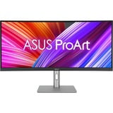 ASUS ProArt PA34VCNV écran plat de PC 86,6 cm (34.1") 3440 x 1440 pixels UltraWide Quad HD LCD Noir 34" Moniteur incurvé Noir/argent, 2x DisplayPort, 2x HDMI, 2x USB-C, 2x USB-A, 1x RJ-45, 86,6 cm (34.1"), 3440 x 1440 pixels, UltraWide Quad HD, LCD, 5 ms, Noir