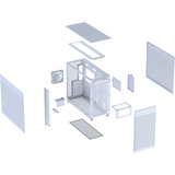 ASUS  boîtier midi tower Blanc | 2x USB-A | 1x USB-C