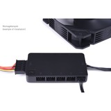 Alphacool Alpha Core 10x 4-Pin PWM Splitter SATA, Contrôleur de ventilateurs Noir