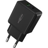 Ansmann HC218PD Noir Intérieure chargeur Noir, 1x USB-C, 1x USB-A, Intérieure, Secteur, 12 V, Noir