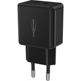 Ansmann HC218PD Noir Intérieure chargeur Noir, 1x USB-C, 1x USB-A, Intérieure, Secteur, 12 V, Noir