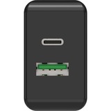 Ansmann HC218PD Noir Intérieure chargeur Noir, 1x USB-C, 1x USB-A, Intérieure, Secteur, 12 V, Noir