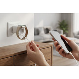 Ansmann Home Charger HC265PD avec câble et chargeur Apple Watch 5,8A 65W 2 ports Blanc, 2x USB-C, 1x USB-A