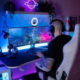 Arozzi Nova 49TUW165 49" Moniteur UltraWide gaming incurvé Blanc, 1x DisplayPort, 2x HDMI, 2x USB-A, 165 Hz