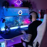 Arozzi  49" Moniteur UltraWide gaming incurvé  Blanc