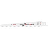 Bosch 2 608 656 258 Lame de scie sauteuse, à chantourner et sabre Lames de scie sabre Bimétal 5 pièce(s) Lames de scie sabre, Panneau aggloméré, Epoxy, Profil, Bois avec clous, Bimétal, Acier inoxydable, 4,3 mm, 10 cm