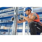 Bosch BOSCH GDX 18V-200 + accessoires L-BOXX, Visseuse à choc Bleu/Noir, Visseuse à percussion, Poignée de pistolet, 1/4", Mandrin à libération rapide, Noir, Bleu, Rouge, Sans brosse