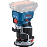Bosch Défonceuse sans fil GKF 18V-8 Professional solo, 18 volts, Fraiseuse Bleu/Noir