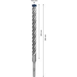 Bosch Expert SDS plus-7X Foret hélicoïdal 1 pièce(s), Perceuse Marteau perforateur, Foret hélicoïdal, 1,6 cm, 265 mm, Ciment dur, 20 cm