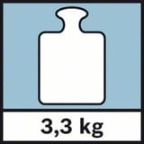 Bosch Molette de mesure GWM 40 Professional, Télémètre Bleu