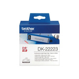 Brother DK-22223 étiquette à imprimer Blanc, Ruban Blanc, DK, 76 x 115 x 112 mm, 203 g, 50 mm x 30.48m, 10 mm