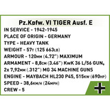 COBI Pz.Kpfw. VI Tiger Ausf. E, Jouets de construction 