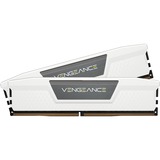 Corsair 64 Go DDR5-5200, Mémoire vive Blanc, CMK64GX5M2B5200C40W, VENGEANCE