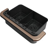 Cosori Friteuse à air chaud Dual Blaze Twinfry CAF-TF101S-AEUR Noir, Friteuse d’air chaud, 10 L, 35 °C, 240 °C, Double, Gris foncé, Or rose