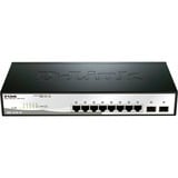 D-Link DGS-1210-10 Géré L2 Gigabit Ethernet (10/100/1000) 1U Noir, Gris, Switch Géré, L2, Gigabit Ethernet (10/100/1000), Full duplex, Grille de montage, 1U