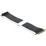 DeLOCK 85766 carte et adaptateur d'interfaces Interne PCIe, Carte de montage PCIe, PCIe, Noir, 0,3 m, 1 pièce(s)