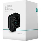 DeepCool AK400 Digital Refroidisseur CPU RGB  Noir, Connecteur de ventilateur PWM à 4 broches