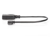 Digitus Adaptateur USB 2.0, connecteur Micro USB 90° > prise USB-A Noir