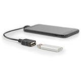 Digitus Adaptateur USB 2.0, connecteur Micro USB 90° > prise USB-A Noir