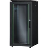 Digitus Armoire réseau de série Unique - 600 x 1 000 mm (lxp), Armoire informatique Noir, Rack autonome, 26U, 800 kg, Rails de rack, Noir