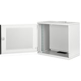 Digitus Boîtiers muraux SOHO, non montés - 540 x 400 mm (lxp), Armoire informatique Gris clair, non montés - 540 x 400 mm (lxp), Rack monté sur le mur, 9U, 60 kg, Rails de rack, Gris