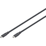Digitus Câble de connexion en silicone USB 3.2 Gen 1 USB-C > USB-C Noir