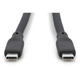 Digitus Câble de connexion en silicone USB 3.2 Gen 1 USB-C > USB-C Noir