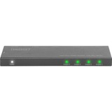 Digitus Ultra Slim HDMI Splitter, 1x4, 4K / 60 Hz, Repartiteur HDMI Noir