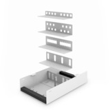 Digitus Unibox LWL pour montage mural, Armoire informatique Gris clair