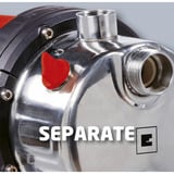 EINHELL GC-WW 1250 NN 5 bar 5000 l/h 1200 W, Pompe Acier inoxydable/Rouge, Jardin, Rouge, Acier inoxydable, Acier inoxydable, Acier inoxydable, 5 bar, 50 m