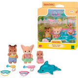 EPOCH Sylvanian Families - Amis de la maternelle aventure "Plaisir à la piscine", Jouets de construction 