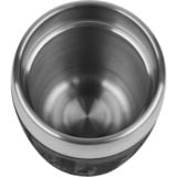 Emsa 514514 thermos Noir, Gobelet thermique Noir/en acier inoxydable, Noir, Chine, 87 mm, 94 mm, 112 mm, 204 g
