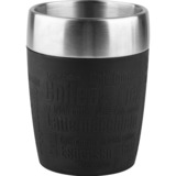 Emsa TRAVEL CUP Tasse Noir, Gobelet Noir/en acier inoxydable, Unique, 0,2 L, Noir