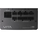FSP VITA GM unité d'alimentation d'énergie 20+4 pin ATX ATX Noir alimentation modulaire 850 watt Noir, 4x PCIe, 850 W, 100 - 240 V, 50/60 Hz, 11-5.5 A, Actif, 100 W