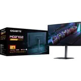 GIGABYTE MO27Q2 27" Moniteur Gaming OLED QHD - 2560 x 1440, 240Hz, 0.03ms, 250 cd/m², Display HDR True Black 400, HDMI 2.1, DisplayPort 1.4  Noir, 240Hz, 0.03ms, 250 cd/m², Display HDR True Black 400, HDMI 2.1, DisplayPort 1.4, 68,6 cm (27"), 2560 x 1440 pixels, Quad HD, OLED, 0,03 ms, Noir
