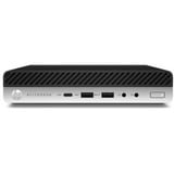 HP EliteDesk 800 G4 MP Reconditionné, Mini PC Noir/Argent