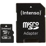 Intenso 128GB microSDXC 128 Go UHS-I Classe 10, Carte mémoire 128 Go, MicroSDXC, Classe 10, UHS-I, 90 Mo/s, Class 1 (U1)