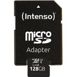 Intenso 128GB microSDXC 128 Go UHS-I Classe 10, Carte mémoire 128 Go, MicroSDXC, Classe 10, UHS-I, 90 Mo/s, Class 1 (U1)