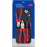 KNIPEX Set d’outillage Bestseller, Set de pinces Bleu/Noir, outils livrés dans un emballage thermoformé à couvercle transparent