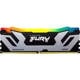 Kingston 48 Go DDR5-8400 (2x 24 Go) Dual-Kit, Mémoire vive Argent/Noir, KF584CU40RSAK2-48, Renegade Silver RGB, XMP 3.0