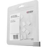 Lindy 40439 bloqueur de port USB Type-C Blanc 10 pièce(s), Verrou antivol USB Type-C, Blanc, 10 pièce(s), 10 g