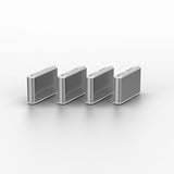 Lindy 40439 bloqueur de port USB Type-C Blanc 10 pièce(s), Verrou antivol USB Type-C, Blanc, 10 pièce(s), 10 g