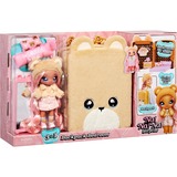 MGA Entertainment 3-in-1 Backpack Bedroom Series 2 Playset - Sarah Snuggles (Teddy Bear), Poupée Na! Na! Na! Surprise 3-in-1 Backpack Bedroom Series 2 Playset - Sarah Snuggles (Teddy Bear), Action/Aventure, 5 an(s), Multicolore