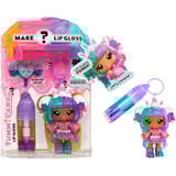 MGA Entertainment Yummiland Mystery Lip Gloss Doll - Carly Cakepop, Poupée Mini poupée, Femelle, 4 an(s), Garçon/Fille, Multicolore