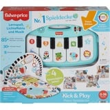 Mattel Kick & Play Multicolore Tapis de jeux pour bébé, Arche de jeu/couverture Tapis de jeux pour bébé, Barre d'activités, Multicolore