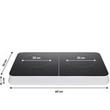 Medion LIFE Plaque de cuisson à induction double MD18493, Plaque chauffante Noir
