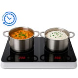 Medion LIFE Plaque de cuisson à induction double MD18493, Plaque chauffante Noir
