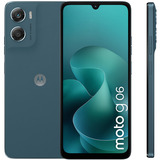 Motorola moto g06 17,5 cm (6.88") Double SIM Android 15 4G USB Type-C 4 Go 256 Go 5200 mAh Bleu smartphone sarcelle | 256 Go | Android 15 | Dual-SIM