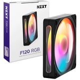 NZXT F120 RGB ventilateur de boîtier Noir, 120 x 120 x 25 mm, PWM